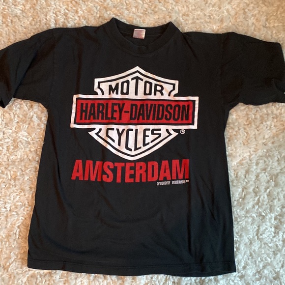 HARLEY DAVIDSON LIMITED EDITION FUN CITY AMSTERDAM HOLLAND TEE Funny Shirts - Picture 2 of 7